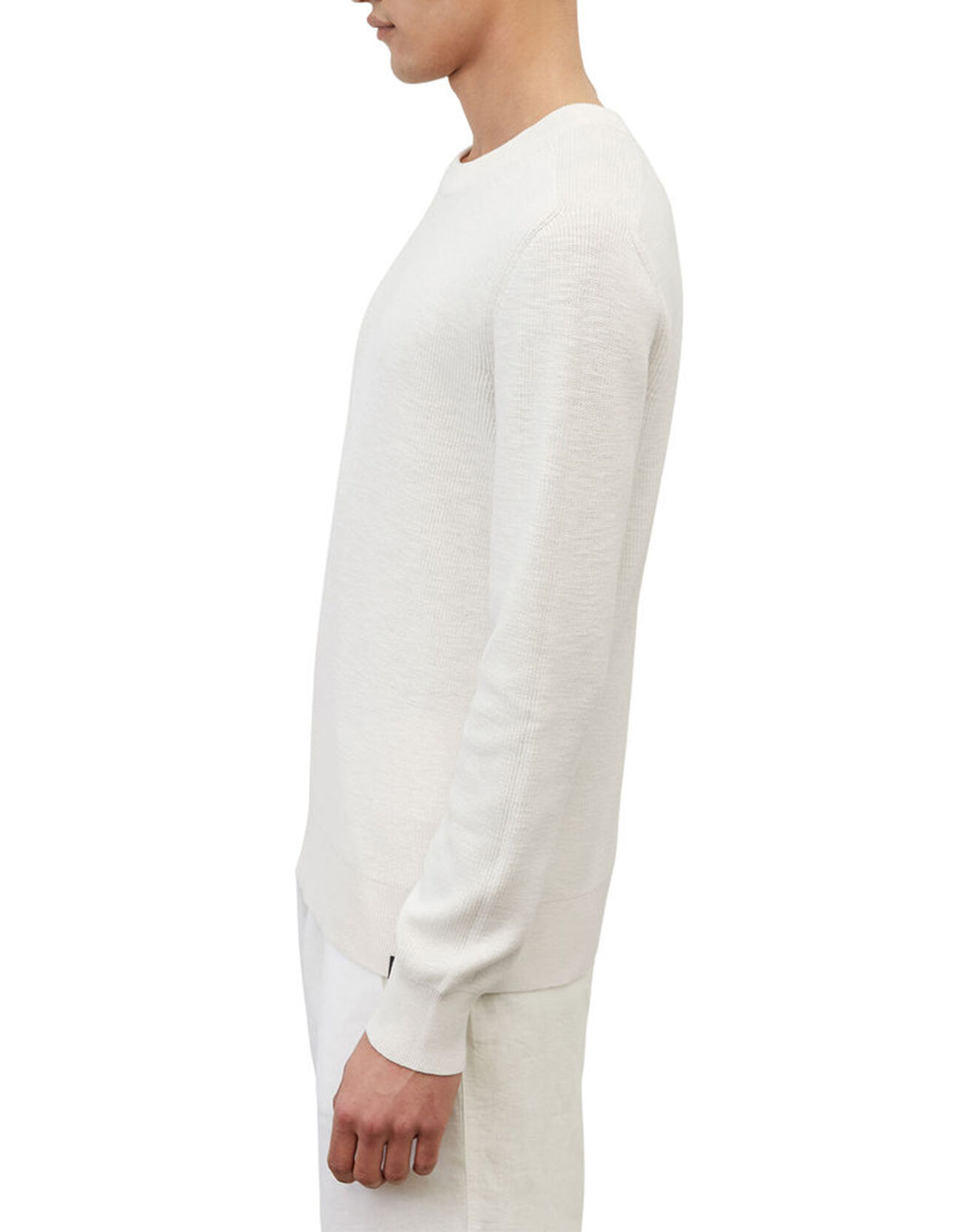 Marc O'Polo Pull en Coton & Lin écru
