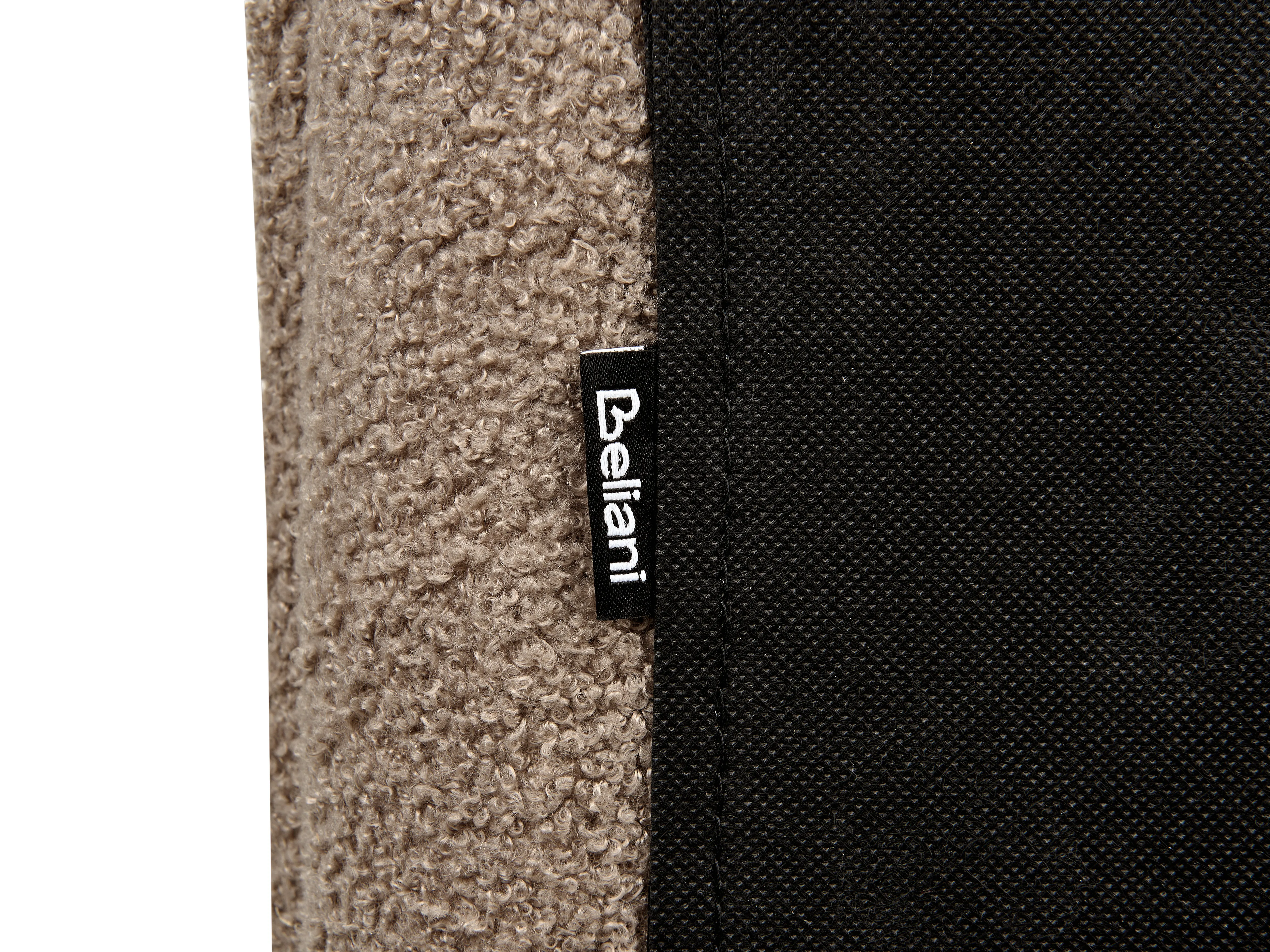Bed Bouclé BAJONNA 180 x 200 cm Bruin