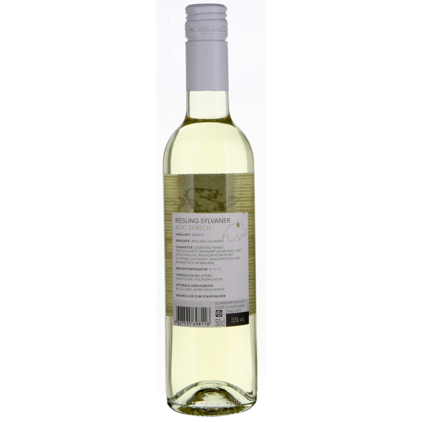Zürich AOC Riesling-Sylvaner Zürcher Weinkeller zum Stauffacher -50cl