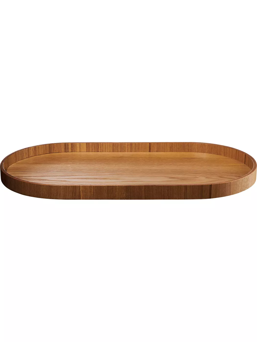 Tablett Wood Oval 44 x 22,5 cm