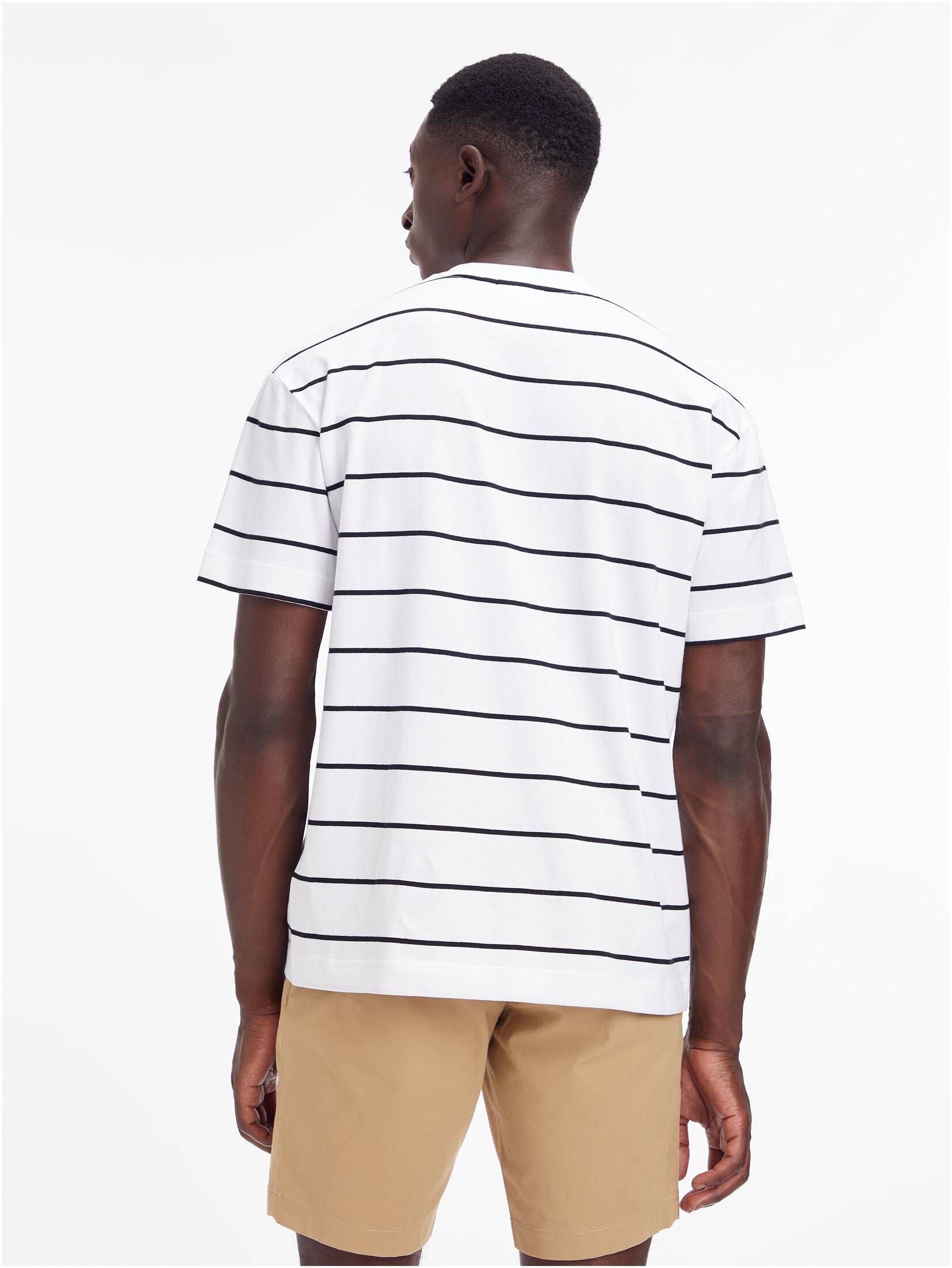 CALVIN KLEIN| Herren T-Shirt COTTON COMFORT STRIPE