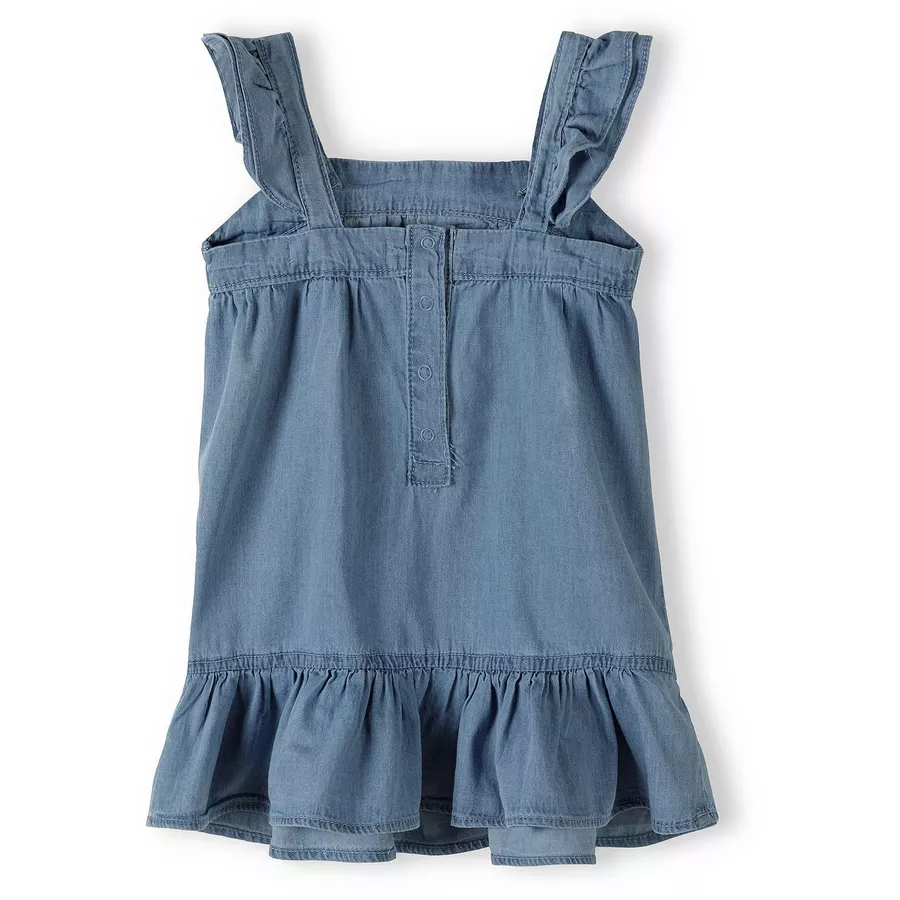 MINOTI Kleid Denim-Hellblau