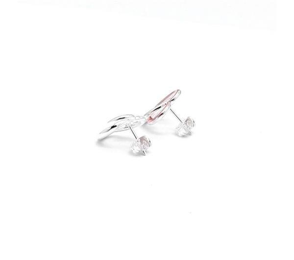 Unique And Co Sterling Rose Gold plate Stud Earrings
