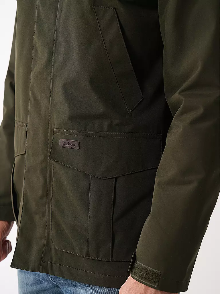 BARBOUR Parka BROCKSTONE olive