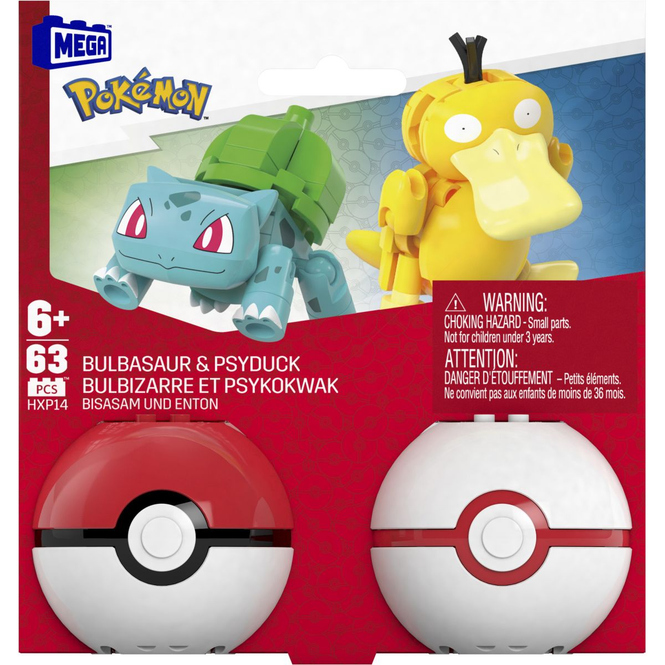 MEGA - Pokémon - Pokéball Collection - Bisasam und Enton