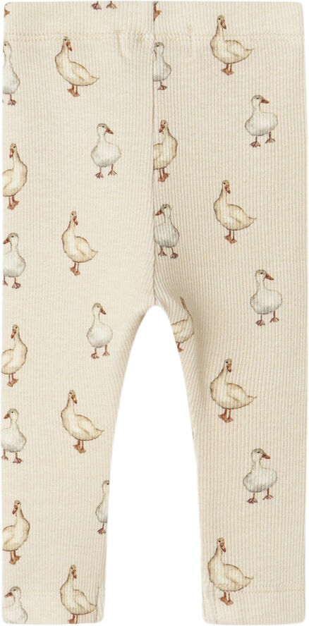 Lil' Atelier NBFGAVO ELF SLIM LEGGING LIL Sand dollar