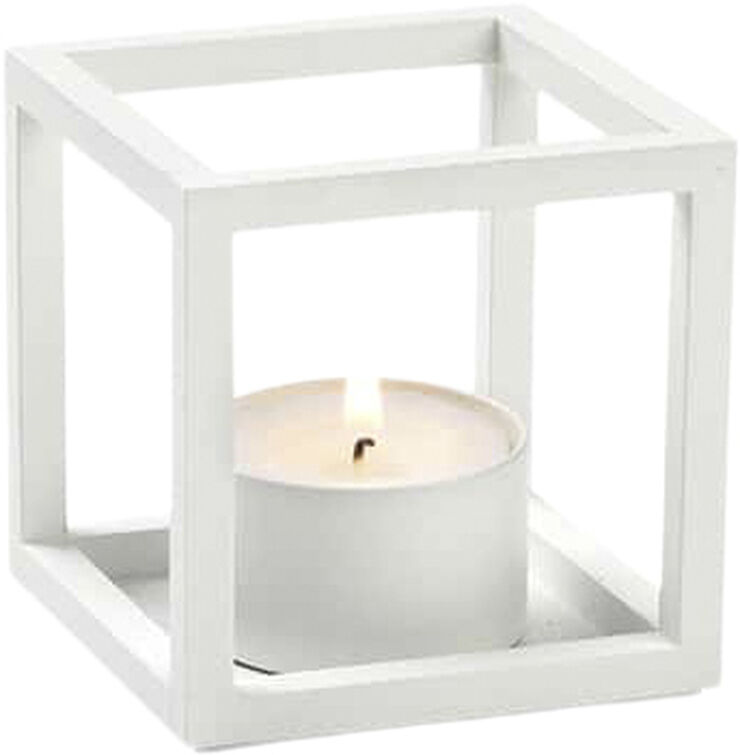 Audo Copenhagen Kubus T, Candle Holder, White White