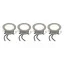 Decklights 4-pk 24 V Ø70 mm 4x37 lm