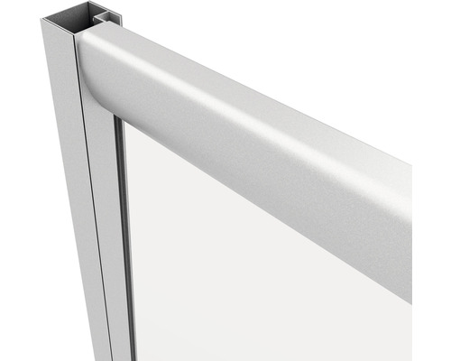 Hoekinstap SCHULTE Sunny 75 - 90 cm profielkleur zilver helder glas D19442 169 50