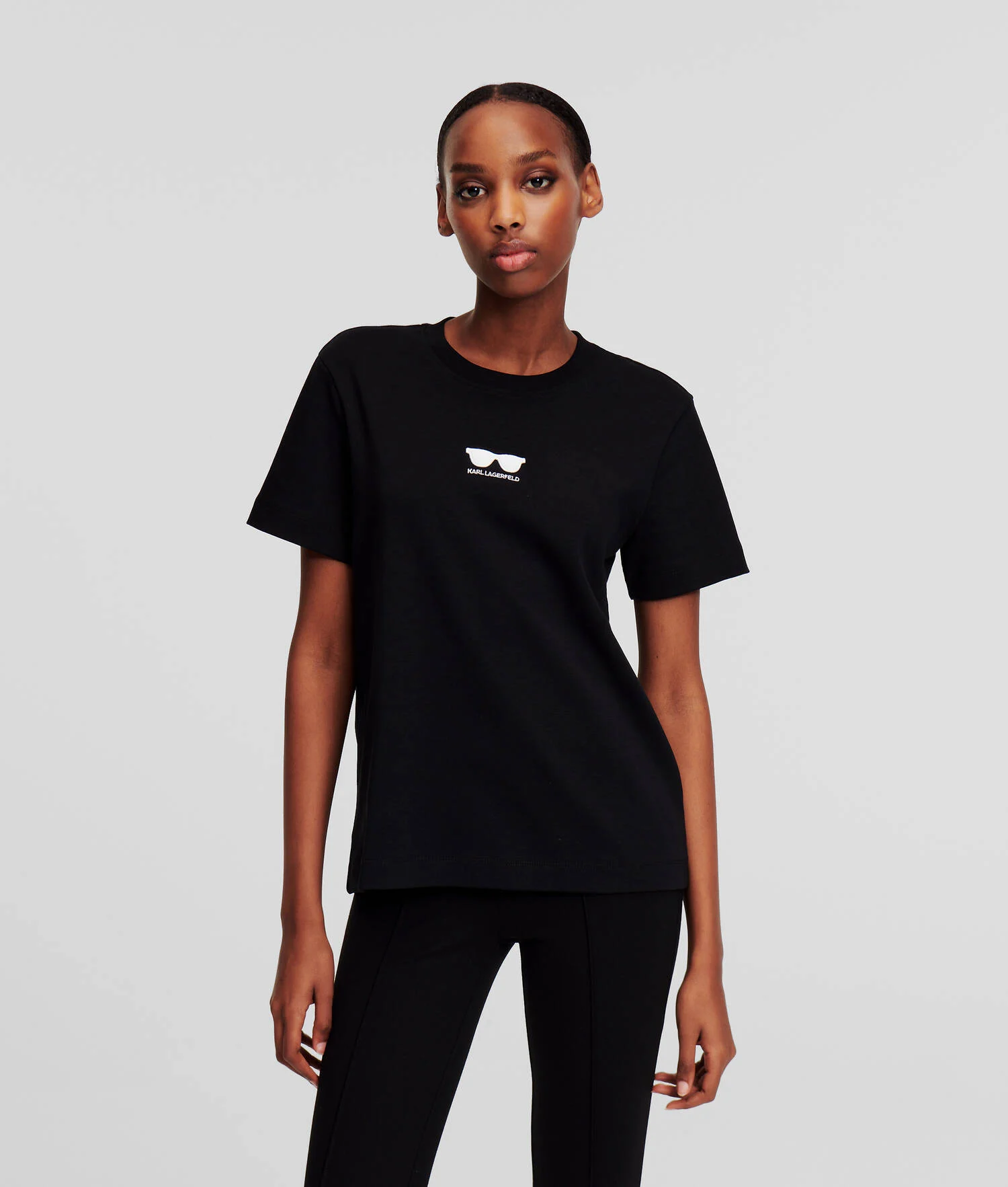 T-SHIRT LUNETTES DE SOLEIL - Noir