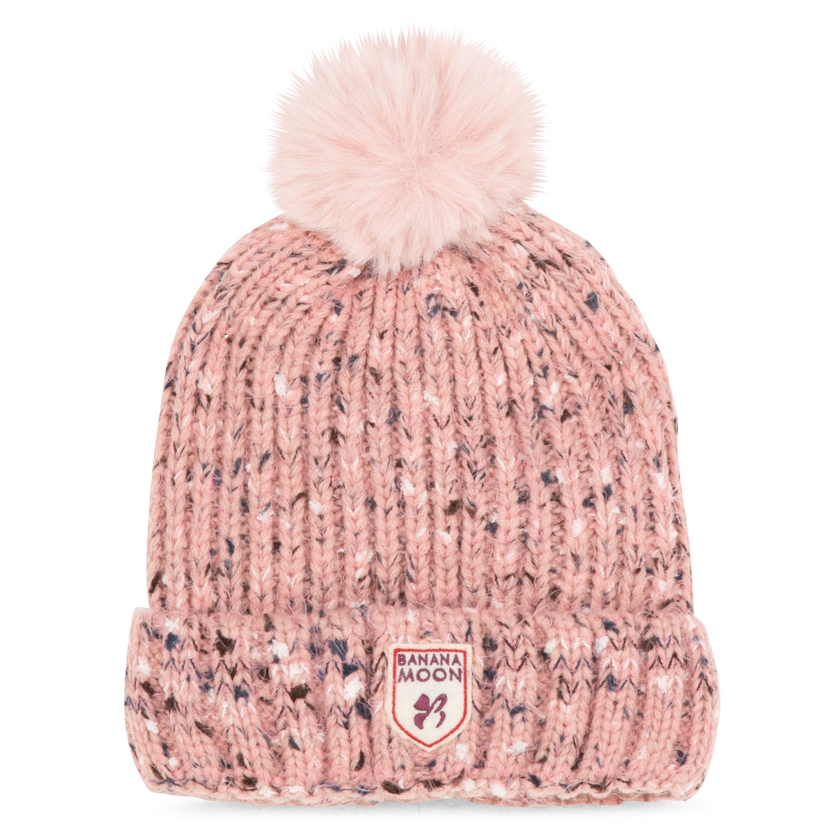 BACY ATTITASH - Bonnet en maille tricotée | Rose