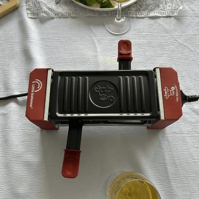 LITTLE BALANCE Raclette Multifonction Raclette 2 personnes piment connectable