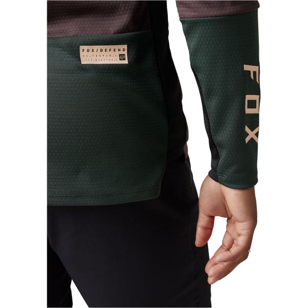 Maillot VTT FOX W DEFEND LS JERSEY MEDIUM BROWN