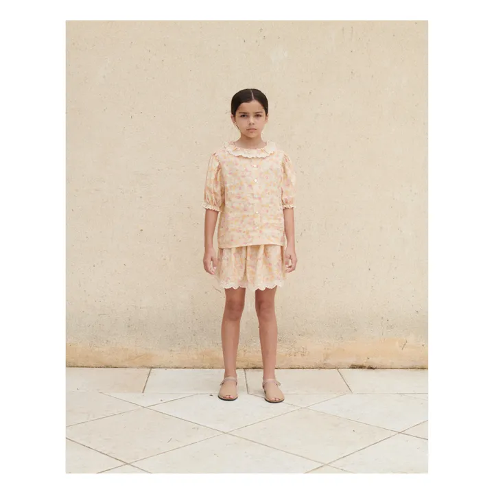 Bebe Organic Blouse Fleurie Ingrid | Abricot