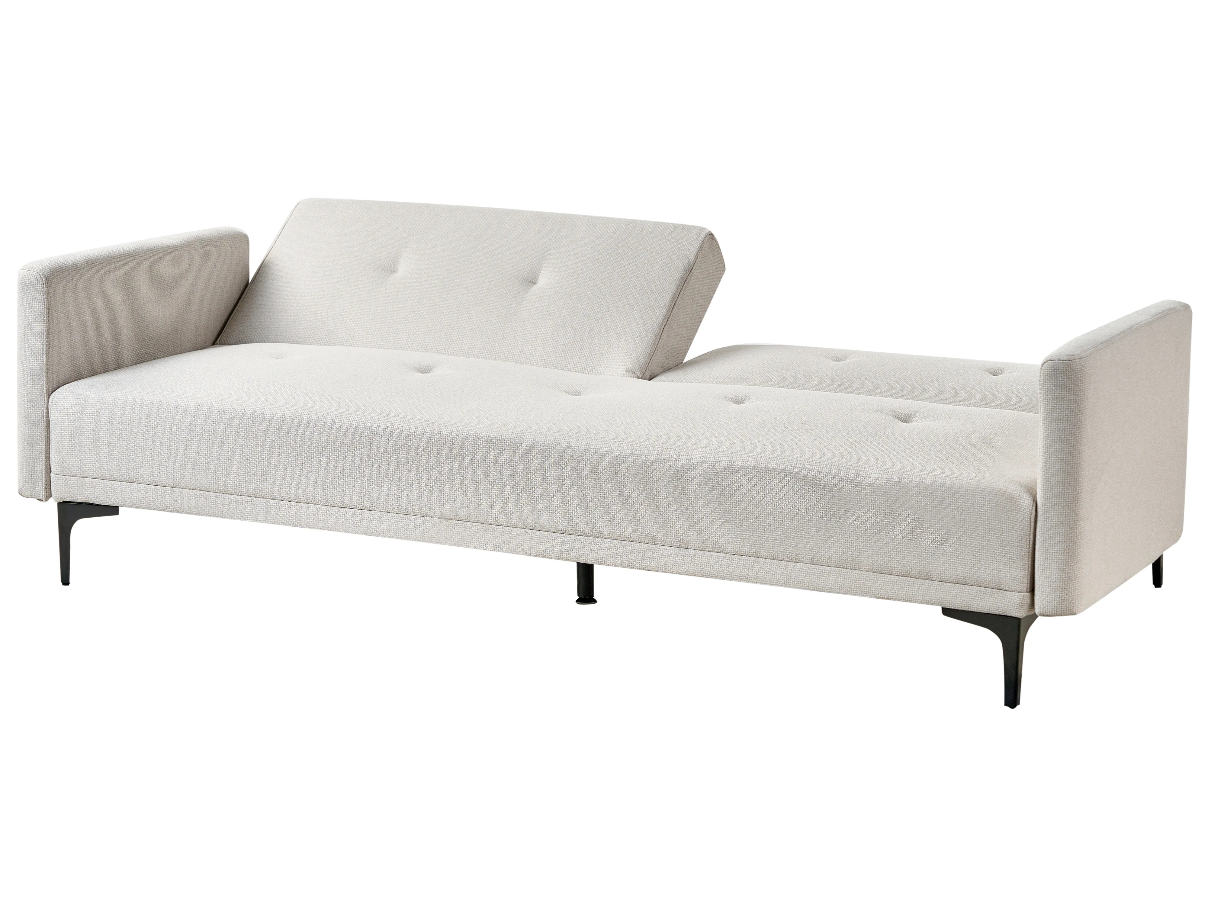 Slaapbank 3-zits LUCAN Stof Lichtbeige