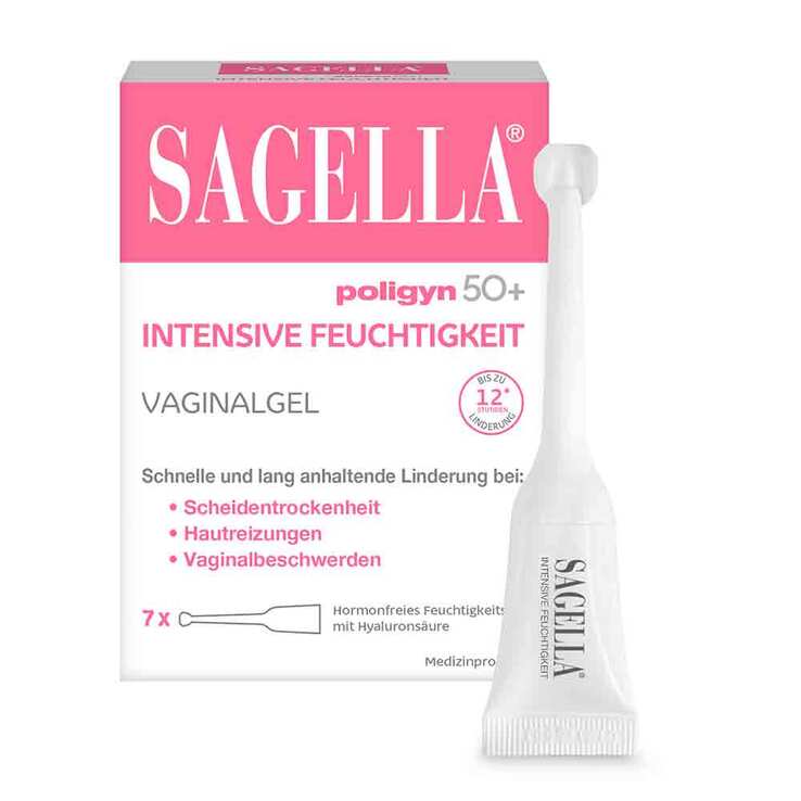 Sagella poligyn 50 + intensive Feuchtigkeit Gel, 7 St