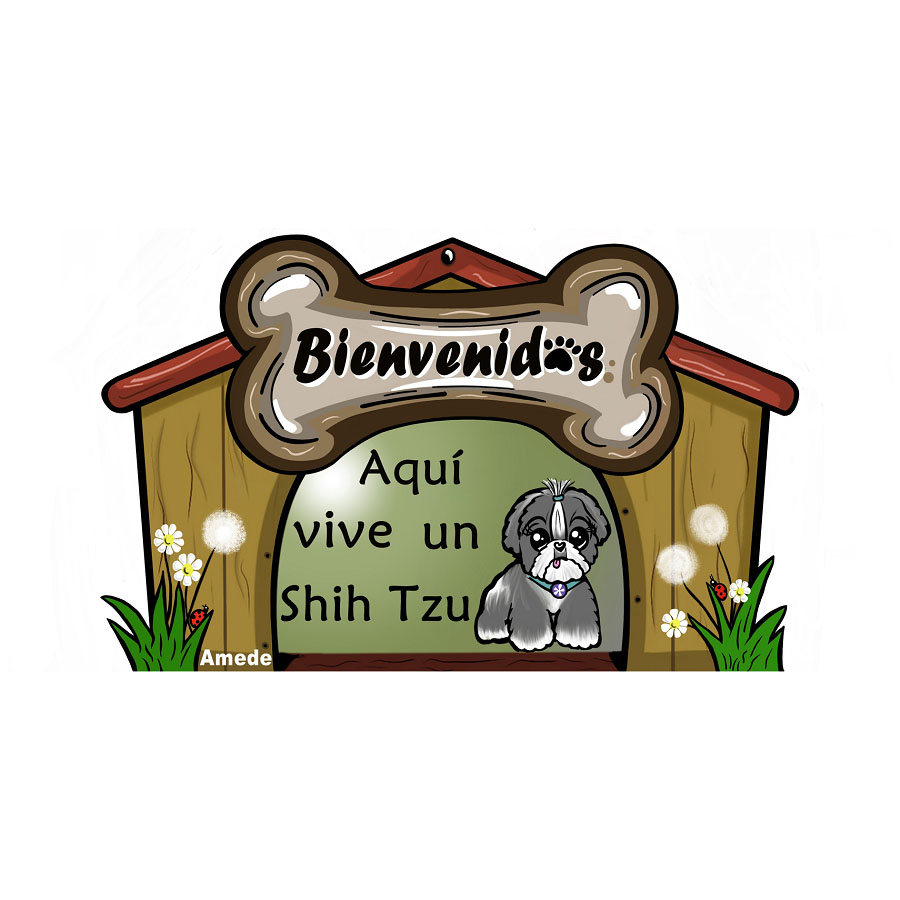 Tapete de entrada Shih Tzu