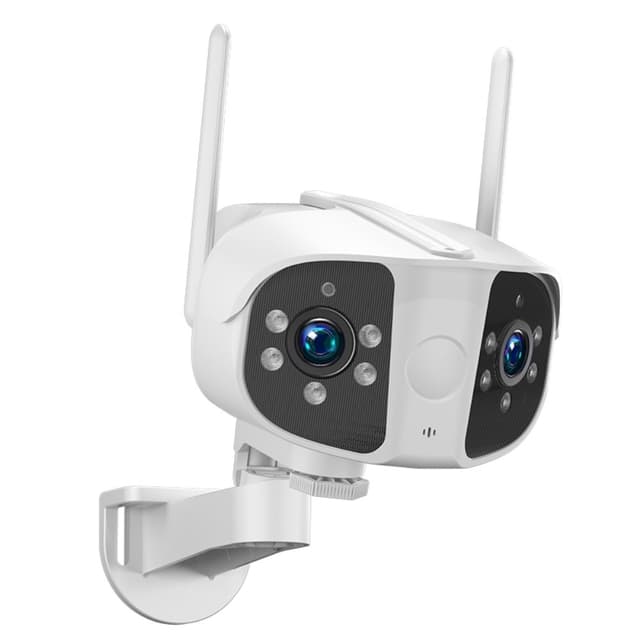 Kamera Udendørs Overvågning Panorama Bevægelsesdetektor Night Vision