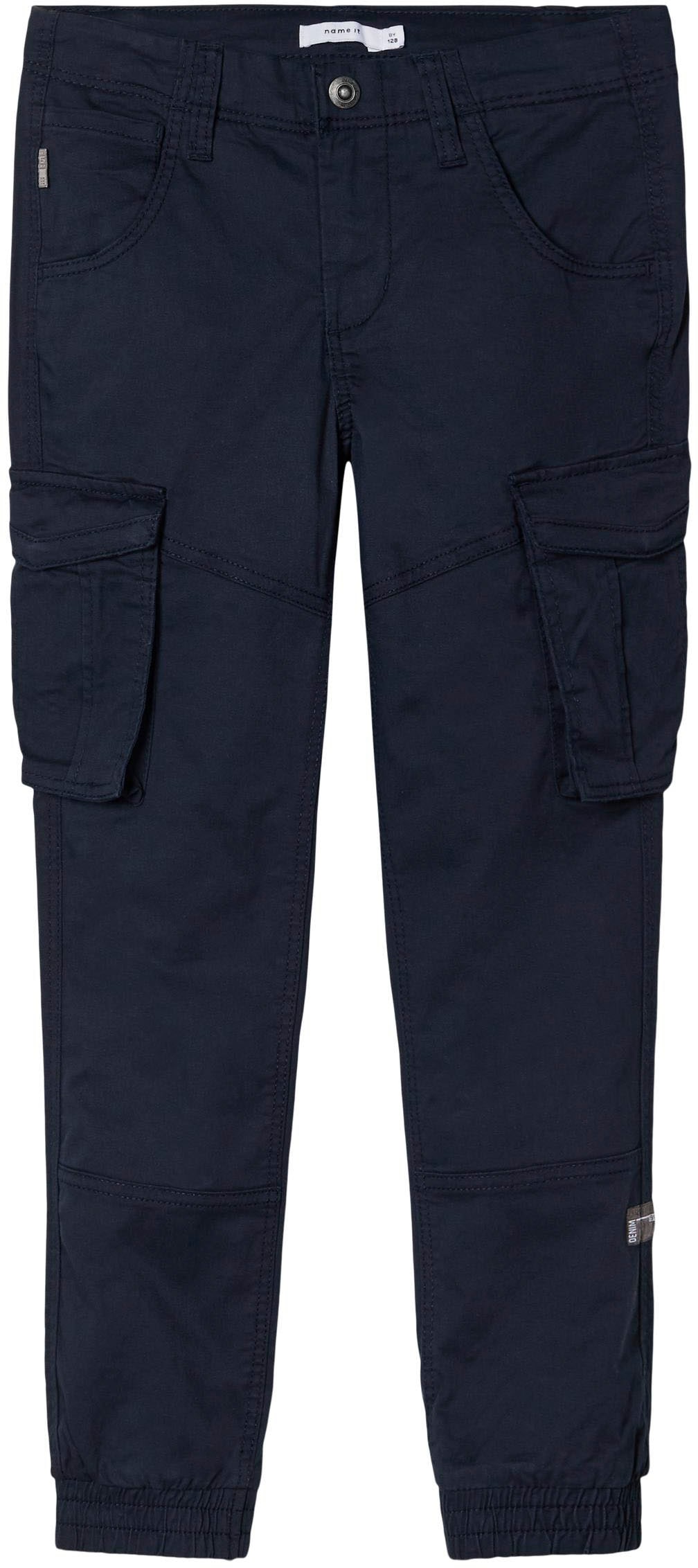 Name It Cargohose »NITBAMGO REG/R TWI CA PANT M NMT«  mit den typischen Teilungsnähten