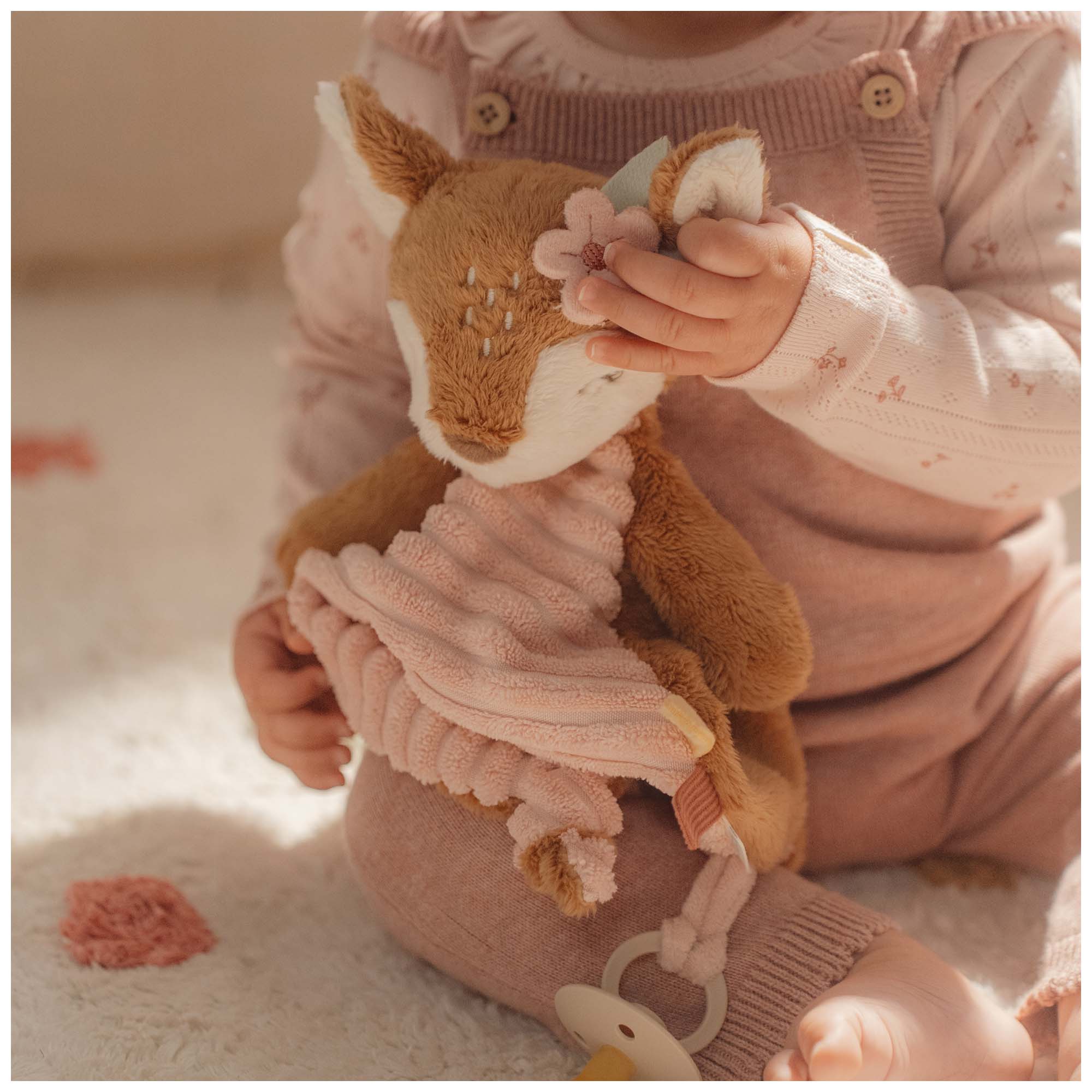 Little Dutch knuffeldoekje Fairy Garden bruin - Prénatal