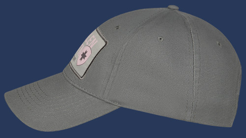Baseball-Cap 06 Baumwolle, Grey/Grey/Pink