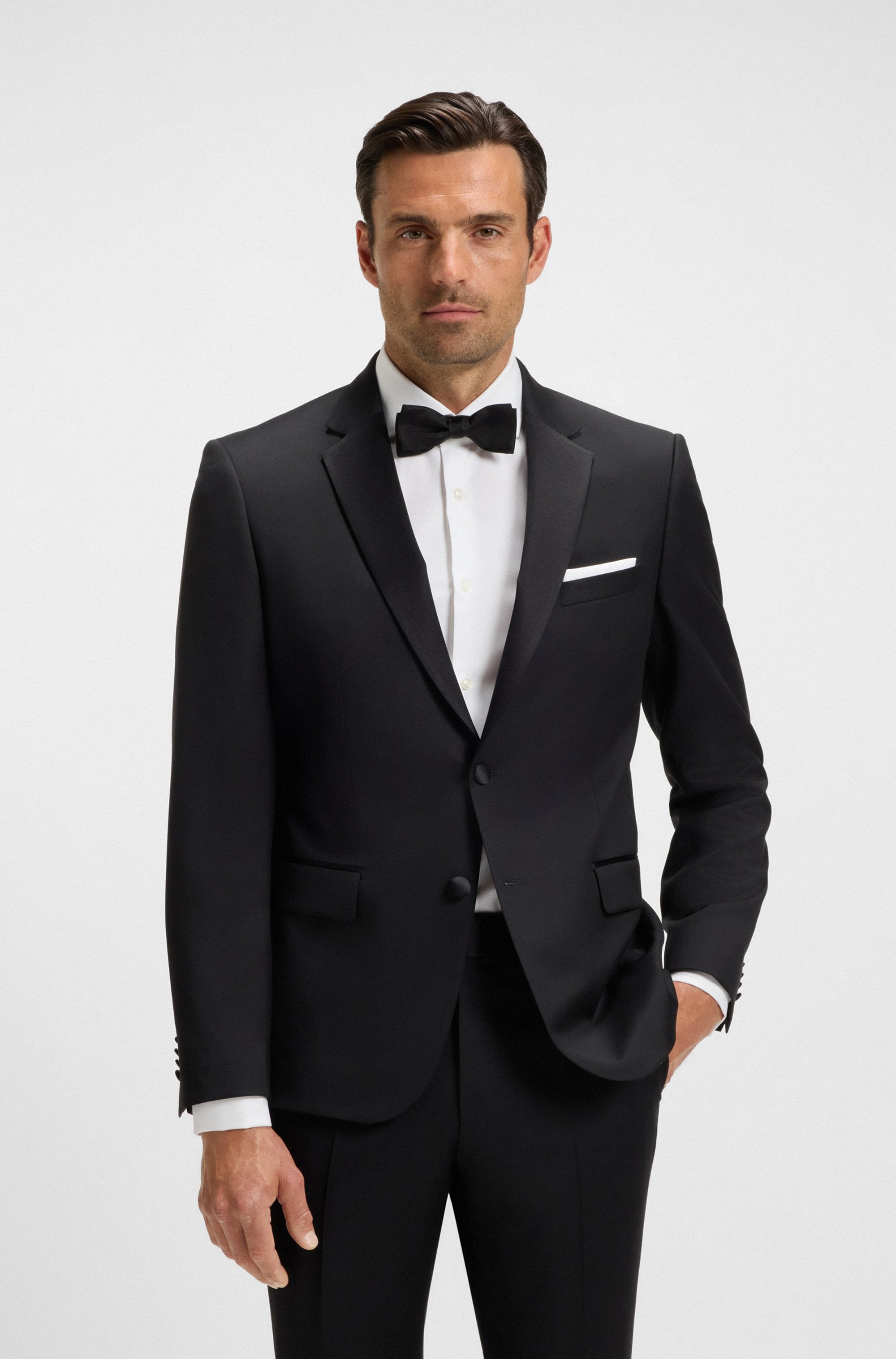 BOSS Fliege »F-BOW TIE« aus reiner Seide