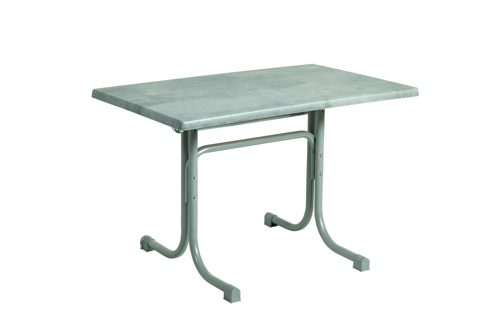 Gartentisch - platin-cemento grigio - abklappbar - 110x70 cm