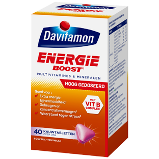 Davitamon Energie Boost Kauwtabletten 40KTB