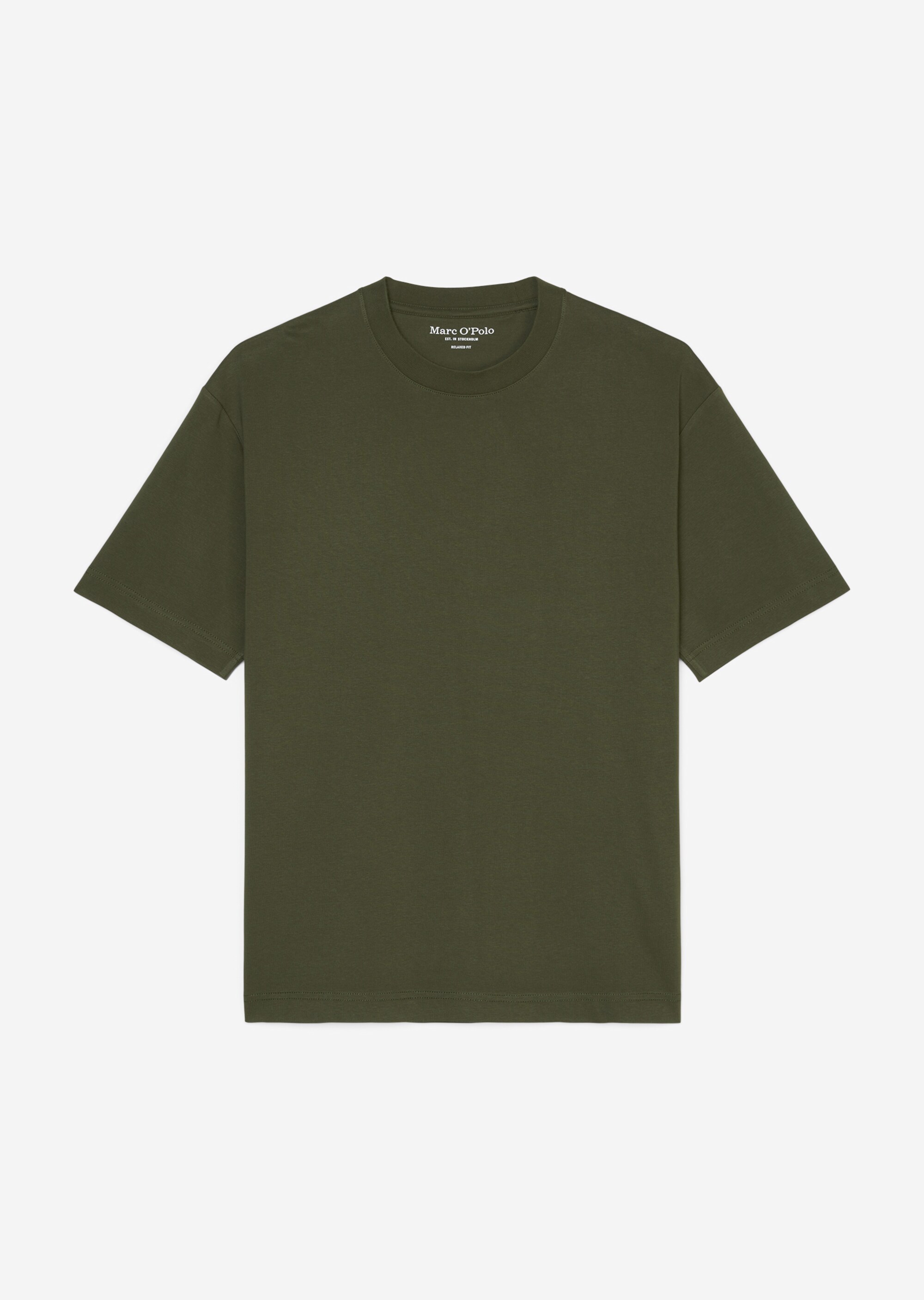 Rundhals-T-Shirt relaxed aus schwerem Heavy-Jersey