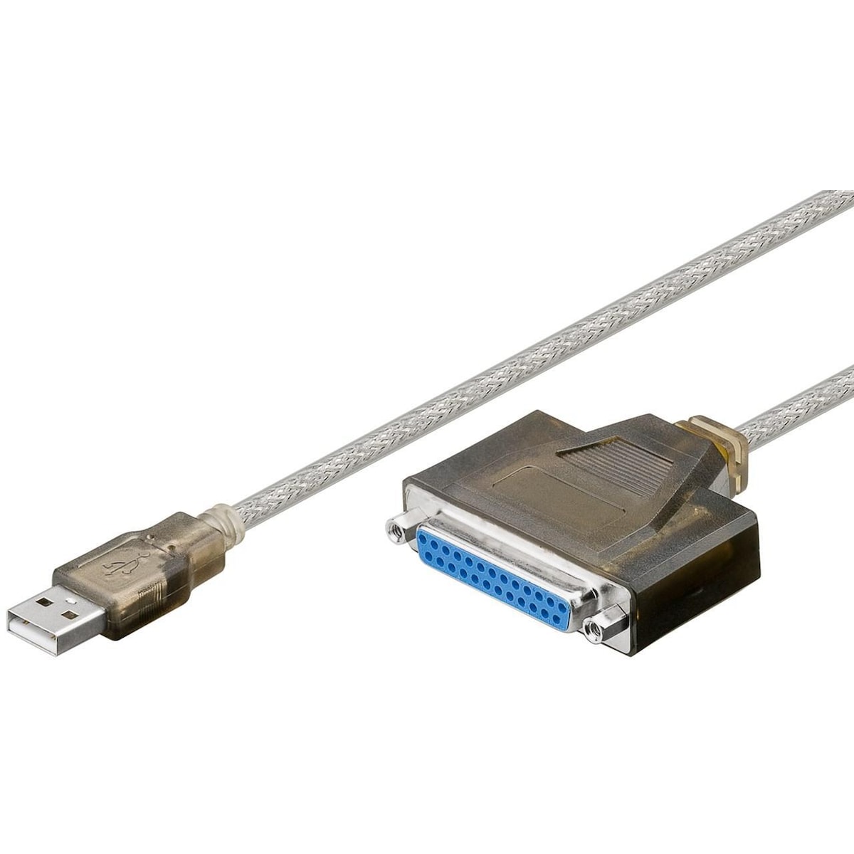 Goobay USB-skriverkabel, gjennomsiktig