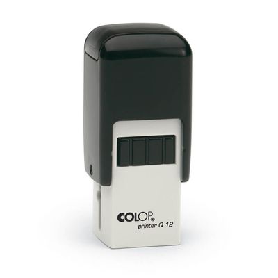 Colop Printer Q12 - Tampon personnalisable - 3 lignes - format carré