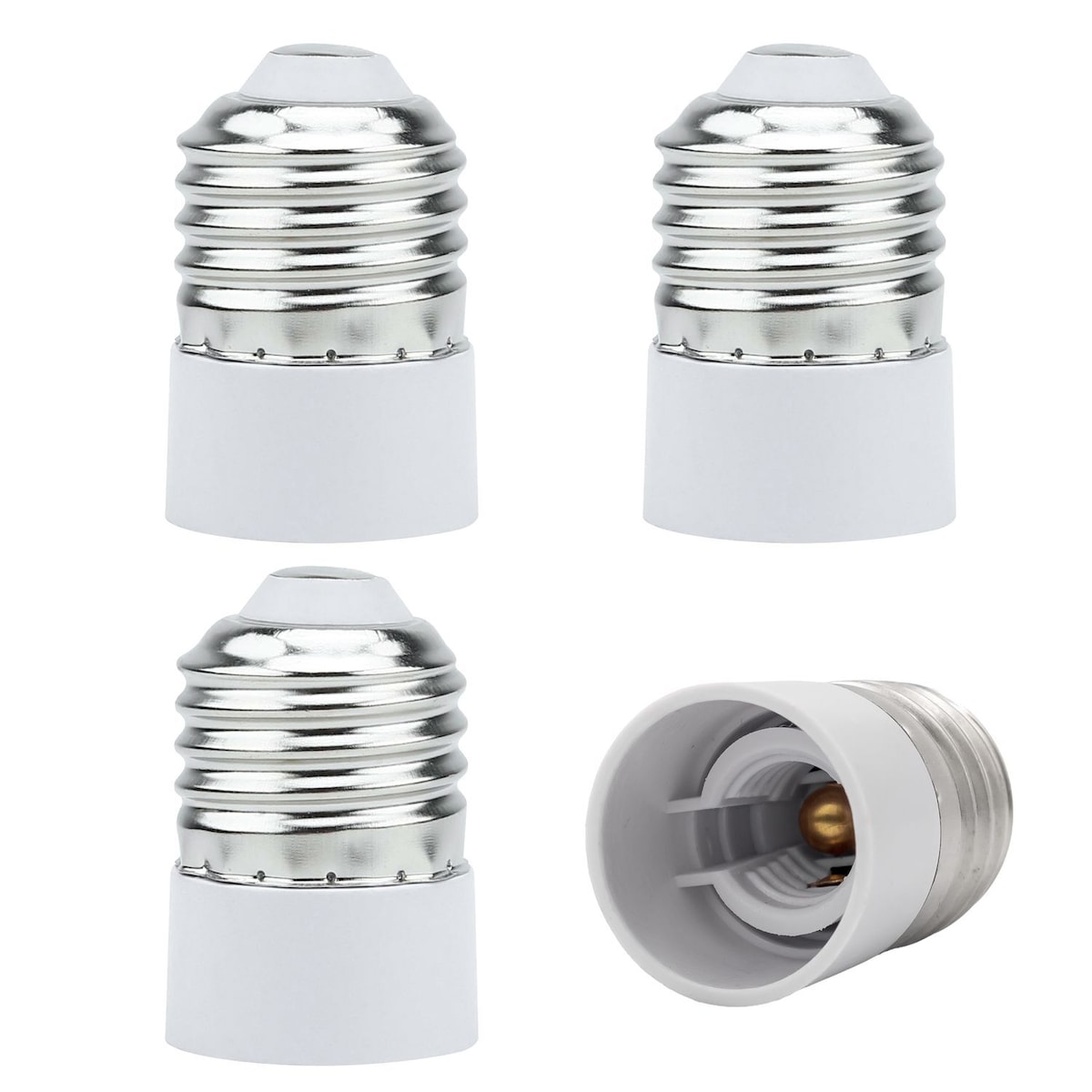 Lampeadapter for omformatering 4x sett (GU10 til E14)