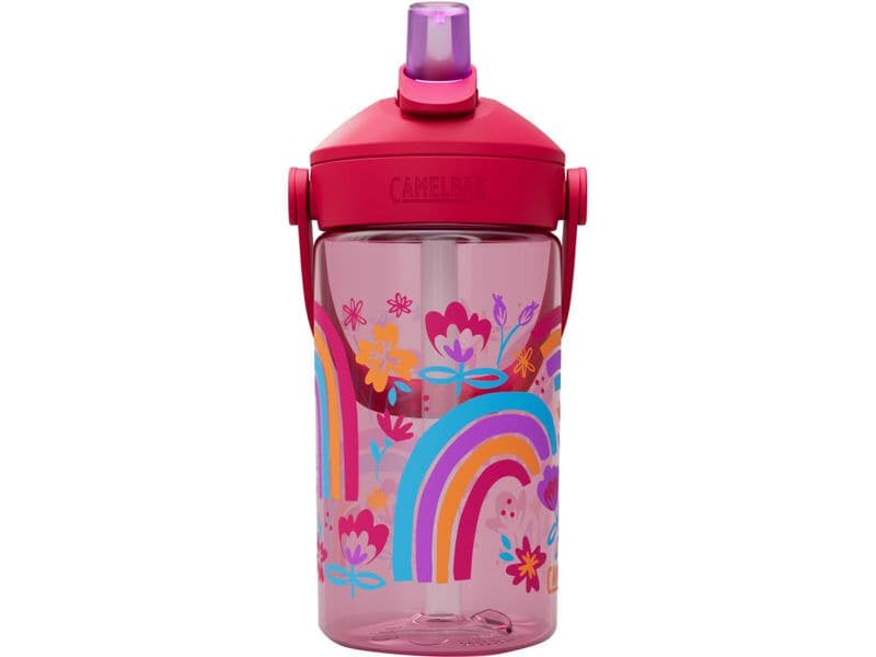 CamelBak Trinkflasche Thrive Flip Straw Kids rainbow floral Flasche aus Tritan für Kinder