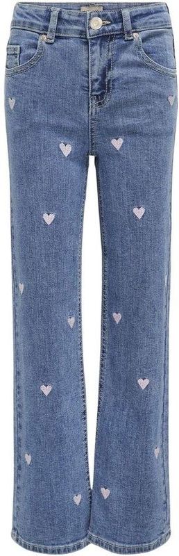 Kids Only - Kogjuicy Wide Leg - Jeans - Blauw - Loose Fit
