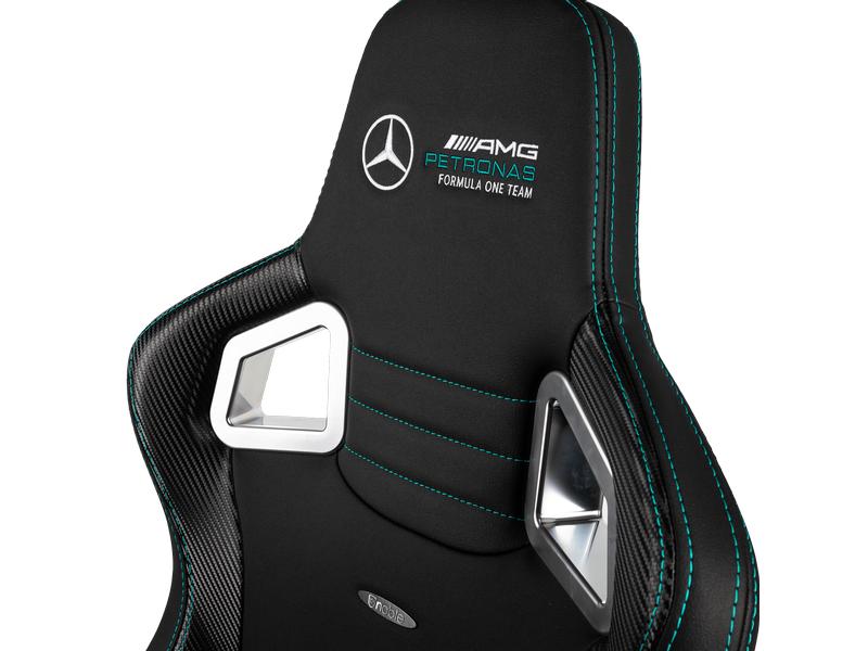 noblechairs Gaming-Stuhl EPIC Mercedes 2021-AMG Petronas F1 Besonders bequemer Luxus-Computersessel, Mercedes-2021