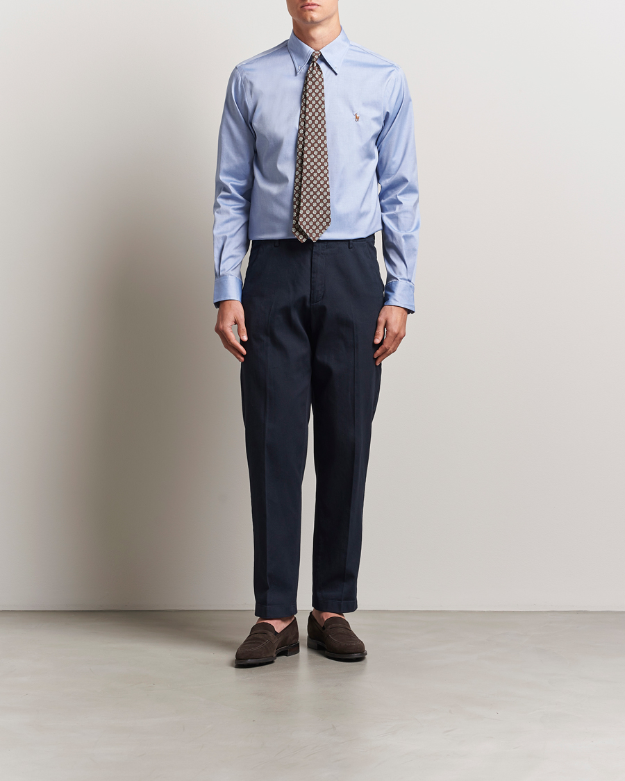 Polo Ralph Lauren Custom Fit Oxford Dress Shirt True Blue