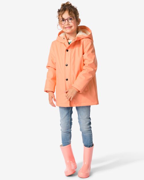 veste enfant à capuche pêche