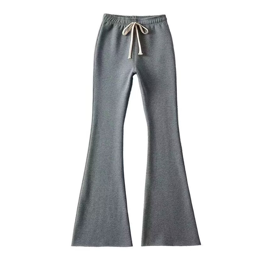 Tiny House - Effen wijde joggingbroek met trekkoordtaille