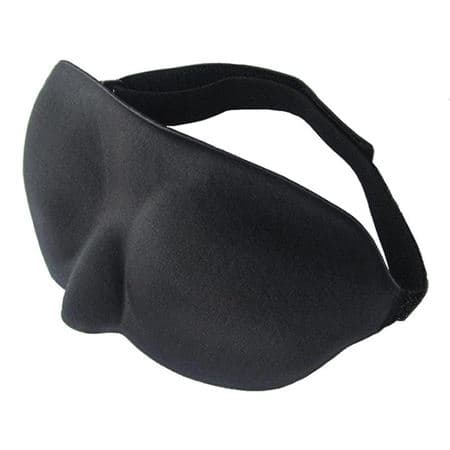 3D Søvnmaske - Luksuskomfort, Svart