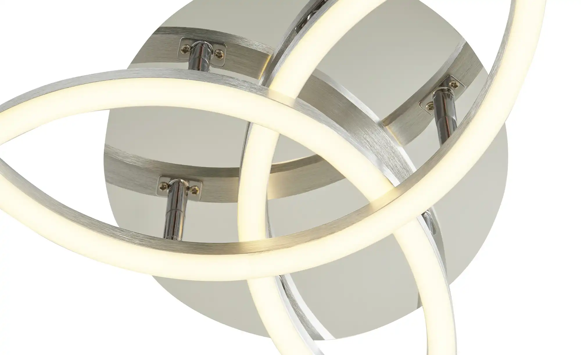 Meisterleuchten LED-Deckenleuchte, Alu-gebürstet, Kreise