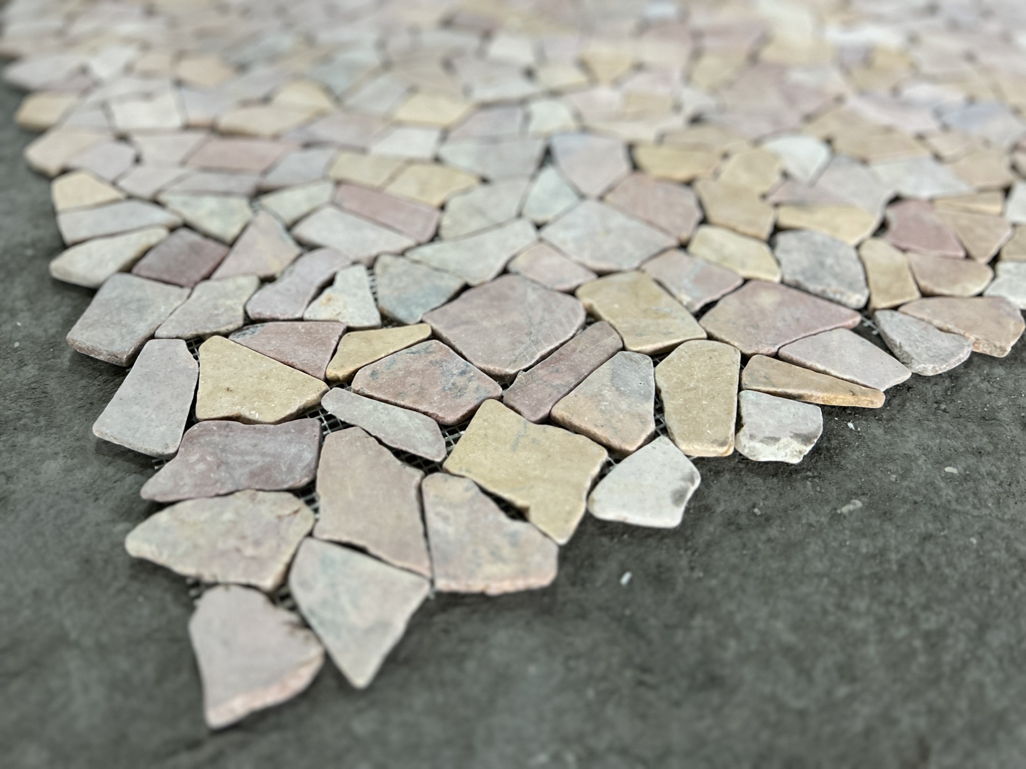 Naturstein Mosaik rot, 30,5 cm x 30,5 cm, 1 m² günstig bestellen