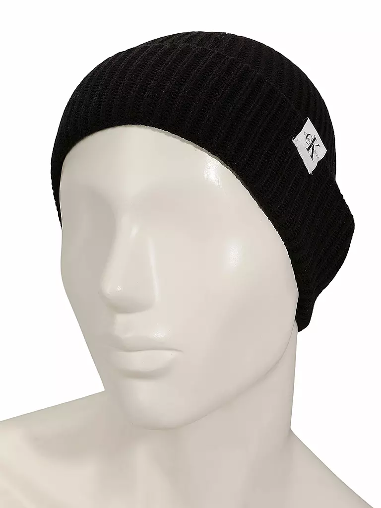 CALVIN KLEIN JEANS Kinder Mütze - Haube  schwarz