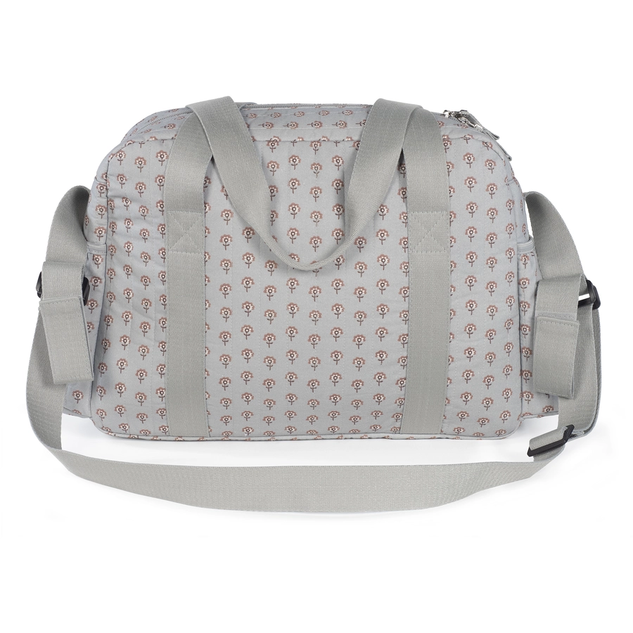 Walking Mum Wickeltasche Indian Lotus grau