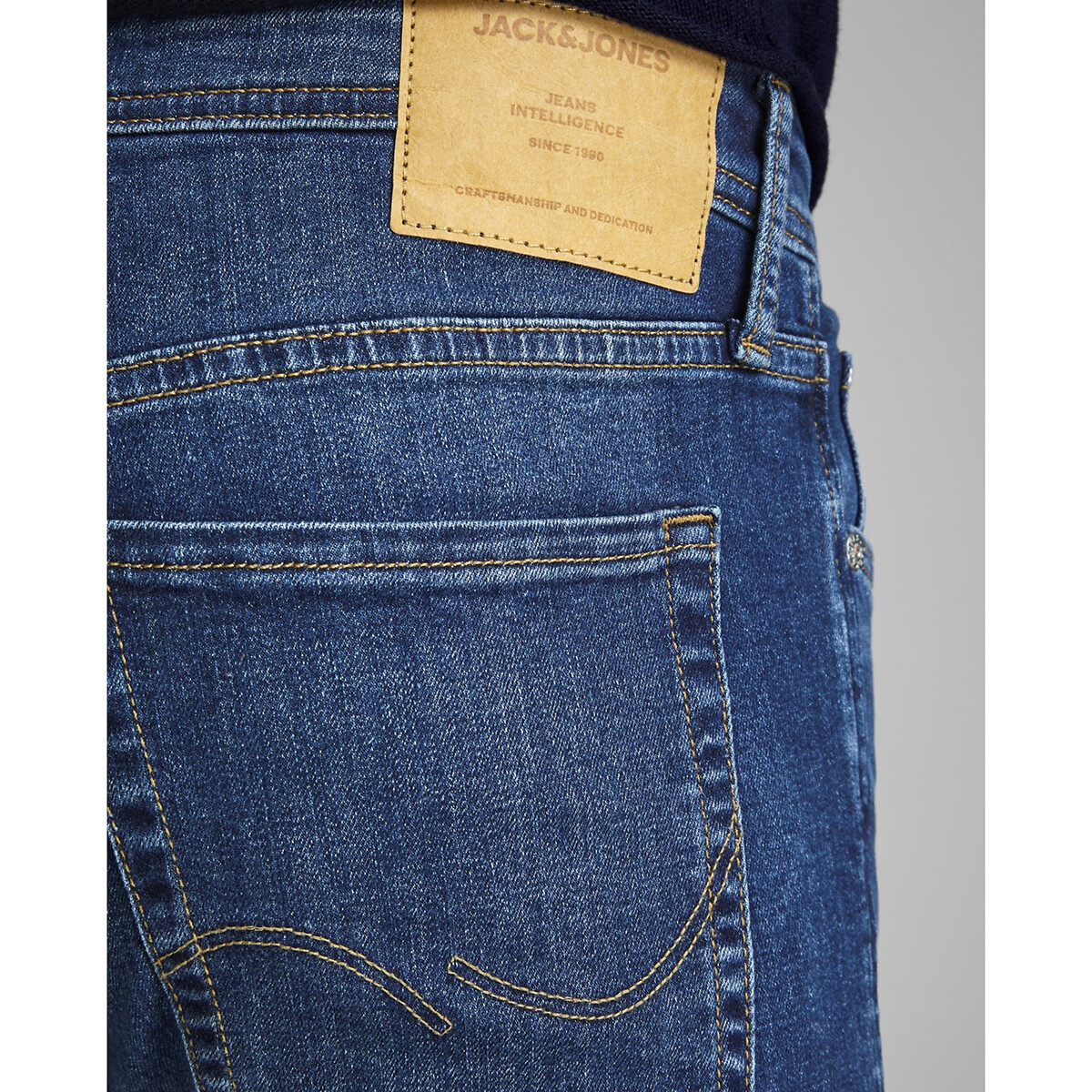 JACK & JONES<br>Calça jeans slim stretch Jjiglenn