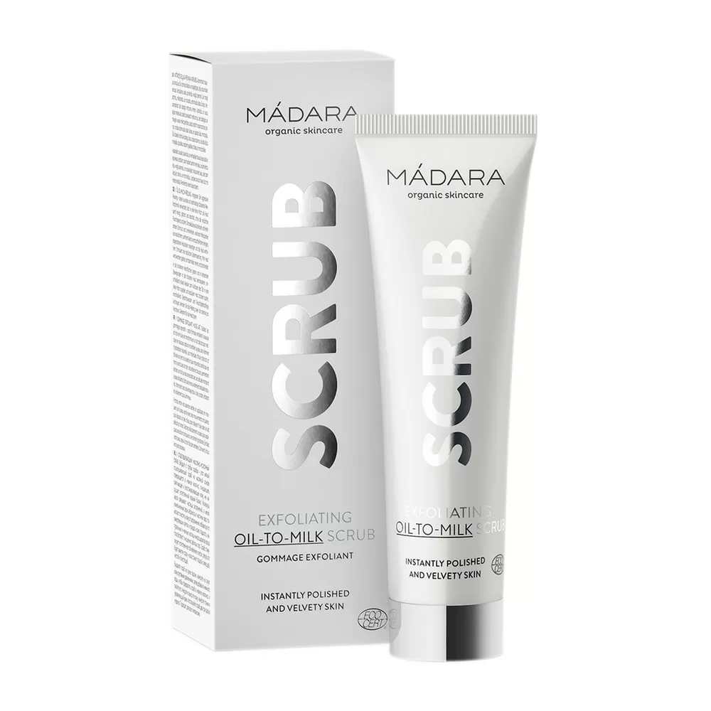 Mádara Exfoliating Oil-to-Milk Scrub - 60 ml