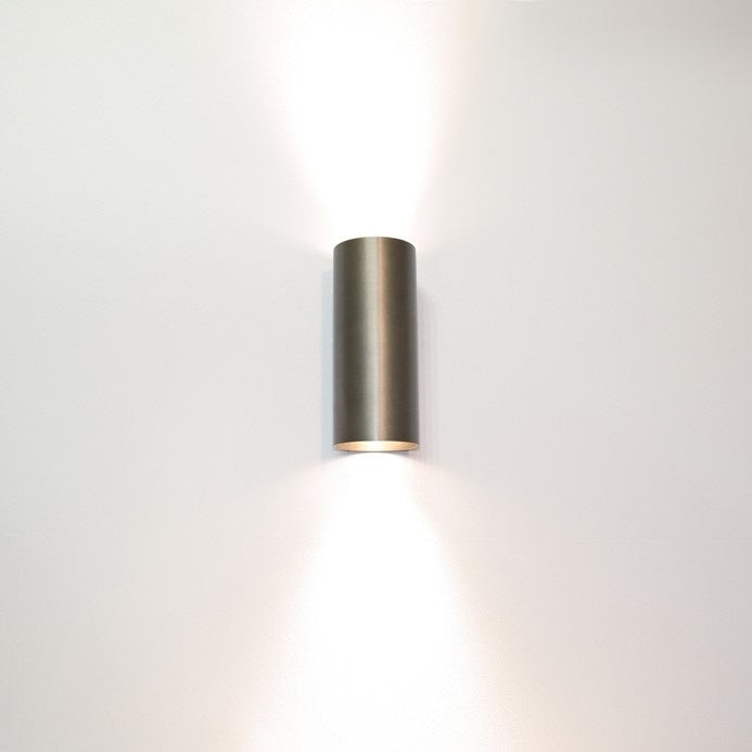 Artdelight Wandlamp Roulo 2 Licht Brons GU10 Up & Downlight
