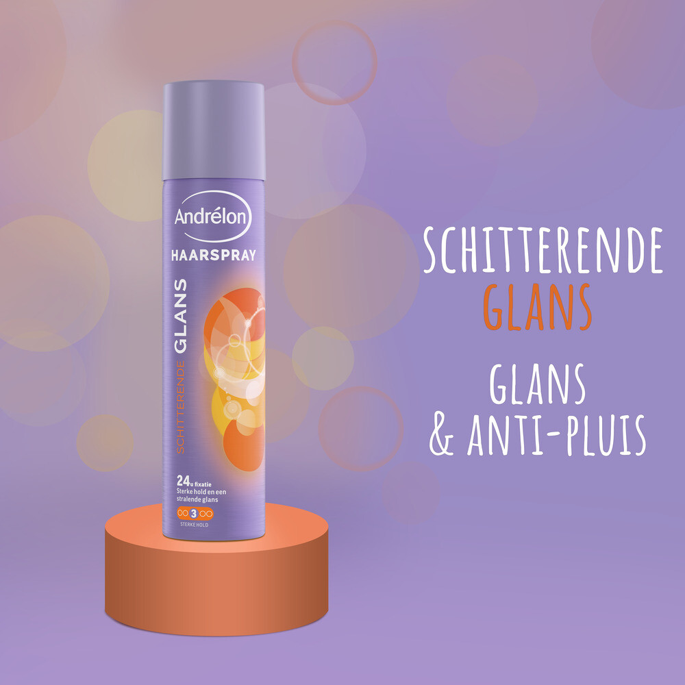 6x Andrelon Haarspray Schitterende Glans250 ml