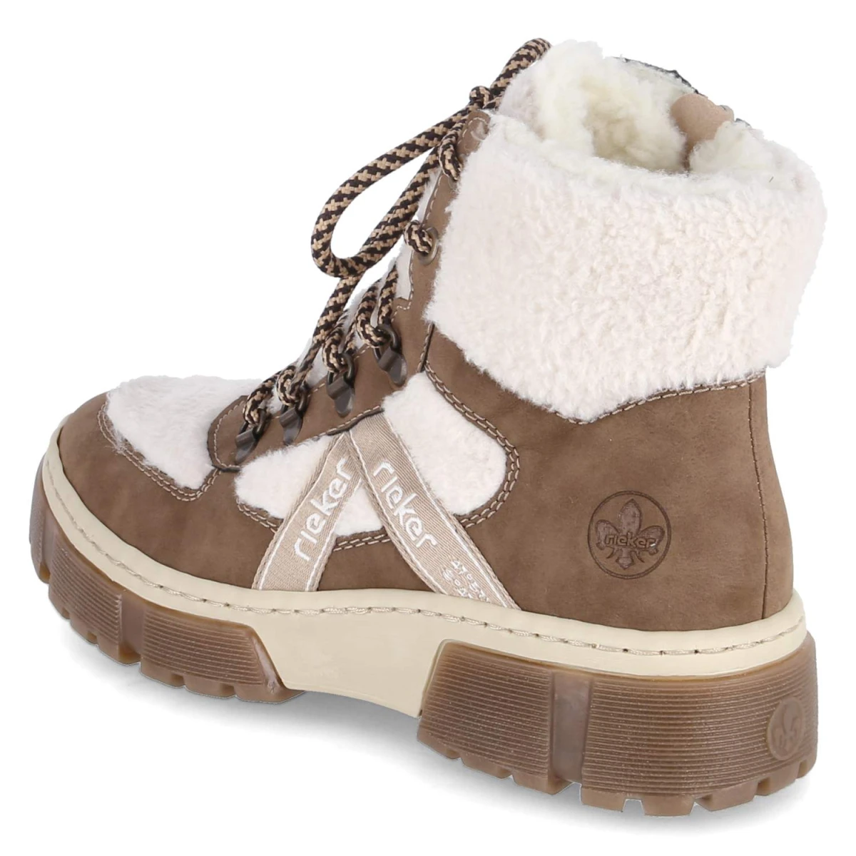 RiekerWinterstiefeletten - beige kombi