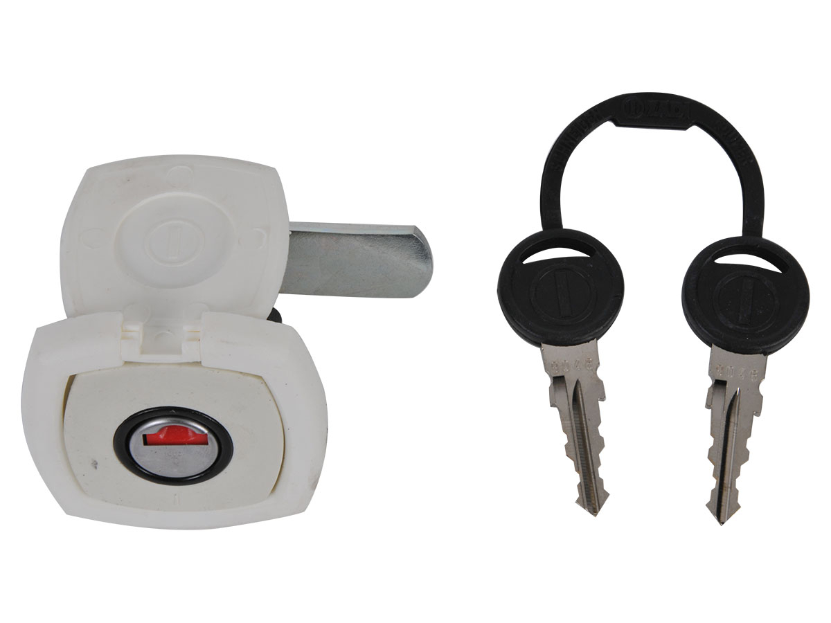 Obelink slot met afdekklep - white