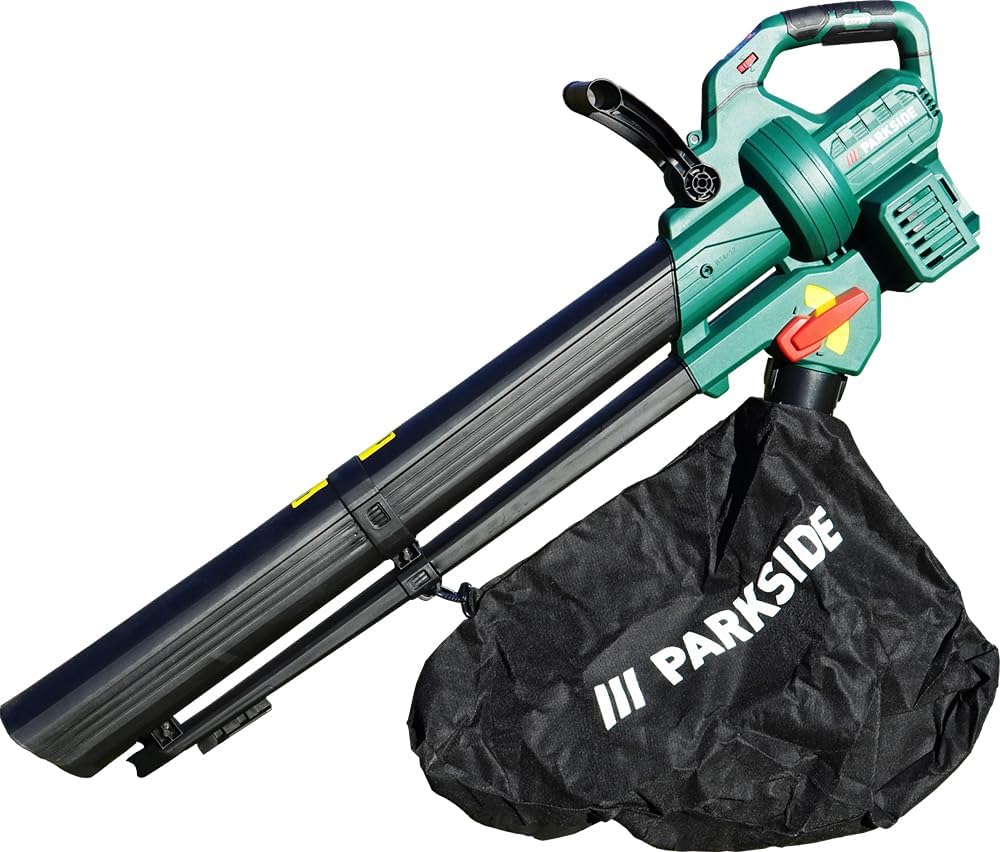 PSIDE® Bundle - Parkside® 40V Akku Laubsauger PLSBA 40-Li Laubläser +PSIDE® Schlüsselanhänger